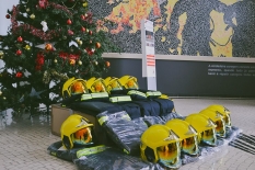 Entrega de material para os Bombeiros Voluntários de Leiria